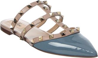 Valentino Rockstud Caged Patent Flat