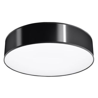 Sollux Lighting L&aacute;mpara de techo negro cloruro de polivinilo alt. 11 cm