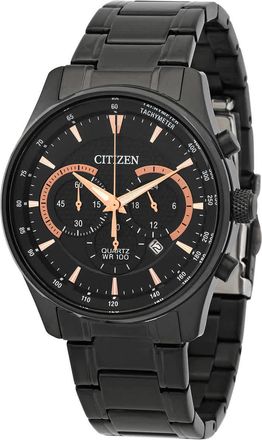 Citizen Chronograph Quartz Black Dial Mens Watch AN8195-58E