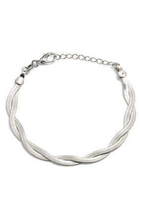 CHILD OF WILD Aureline Braided Bracelet in Silver at Nordstrom