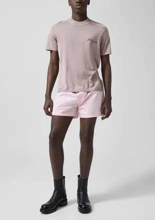 Acne Studios Mens Pink poplin short