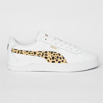 Puma Dames/Dames Jada Platform Trainers (Wit/Leopard)
