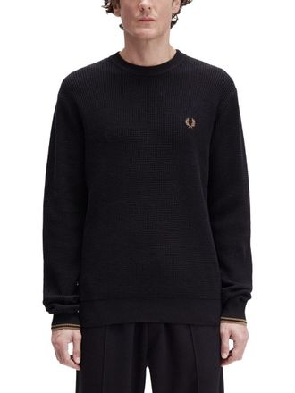 Fred Perry Knit With Embossed Work