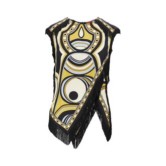 La DoubleJ Printed silk Scarf top Woman 42
