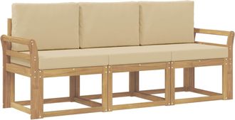vidaXL Conjunto De Sof&aacute;s De Exterior 3 Uds. Vidaxl