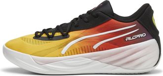 Puma Puma Mens Basketball Shoes All-Pro Nitro Showtime Yellow Sizzle-Purple Glimmer 43, Multicoloured, 9 UK