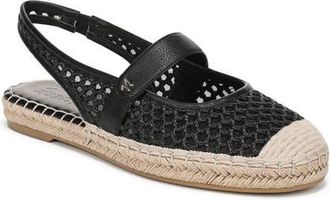 Naturalizer Jolie Slingback Espadrille Flat in Black at Nordstrom, Size 10.5