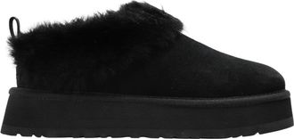 UGG Tazzelle Platform Schoenen - Dames - Winterlaarzen - Zwart - 39 EU - Leer - Schoenen