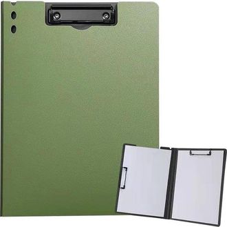 OEM Portapapeles A4 Con Doble Clip Para Oficina Y Escuela - Verde - 31,5 Cm X 22,5 Cm