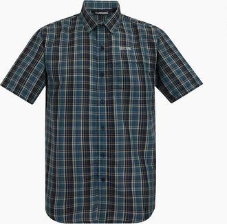 Regatta Mens Regatta Mens Mindano Multi Check Short-Sleeved Shirt - Navy - Size: 38/Regular