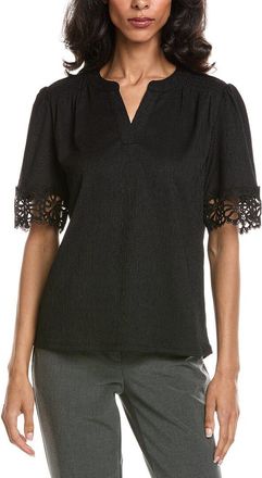 Anne Klein Flutter Sleeve Top
