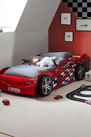 Julian Bowen Scorpion Single Red Racer Car Bed