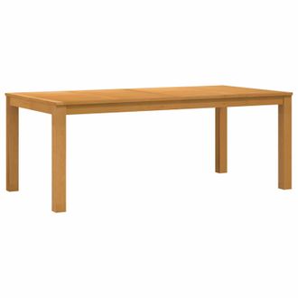 vidaXL Mesa De Comedor 200 X 100 X 75 Cm Madera De Roble S&oacute;lido Vidaxl