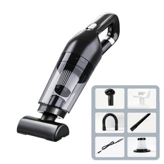 OEM Aspiradora De Mano, Recargable Por Usb, Negra
