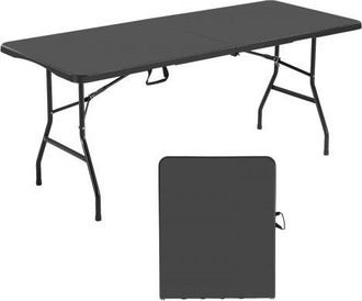 OEM Mesa Plegable De Buffet Port&aacute;til Multiusos De 180 Cm, Mesa Rectangular De Pl&aacute;stico Para 4-6 Personas Con Asa Integrada, Para Fiestas, Picnics Y Campin