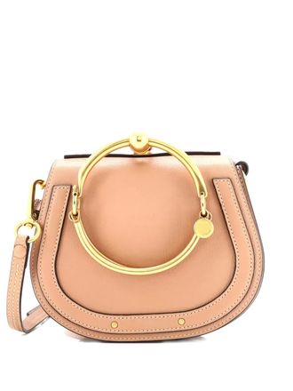 Chloé Nile Leather Small crossbody bag - Beige