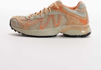 Salomon XT-Whisper - Sneakers color crema di mandorle e pesca con ricamo-Arancione