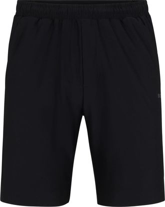 HUGO BOSS Mens Active Sweat Shorts with Elasticated Waistband in Black - Size X-Large