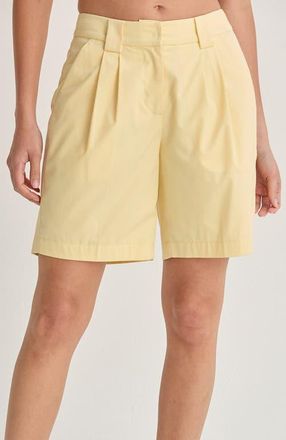 Crescent Tailored Trouser Shorts in Yellow at Nordstrom, Size X-Small Short