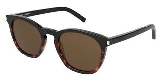 Saint Laurent SL 28 025 Mens Sunglasses Tortoiseshell Size 51 - Free RX Lenses - Free RX Lenses
