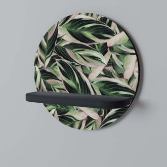 OEM Eerie Stromanthe Estante Redondo Negro