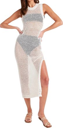 Bella Dahl Tank Sweater Dress In Off White