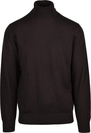 MC2 Saint Barth Truien & Vesten, Heren, Bruin, L, Wol, Ciclista Turtleneck