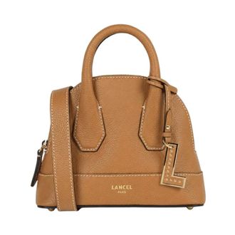 Lancel Mini Sac Bugatti - Dames - Tassen - Bruin - Maat: ONE Size Leer