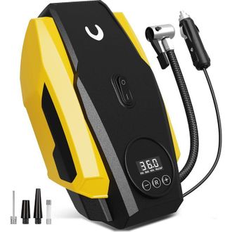 OEM Compresor De Aire Port&aacute;til Para Inflar Neum&aacute;ticos - Bomba De Aire Para Neum&aacute;ticos De Coche - Bomba De Aire Compacta De 12 V Cc Con Funci&oacute;n De Apagado 