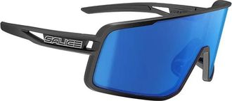 Salice Zwart/Rw Blauwe Zonnebril met Helder Lens - unisex - Zonnebrillen - Zwart - ONE Size - Accessoires