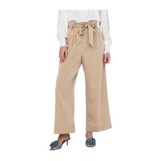 Only Only, Dames, Broeken, Beige, Maat: XS
