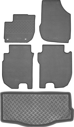 OEM Juego De Alfombrillas De Goma Para Coche Y Alfombrilla Para Maletero Para Honda Jazz Crosstar Hatchback A Partir De 2020
