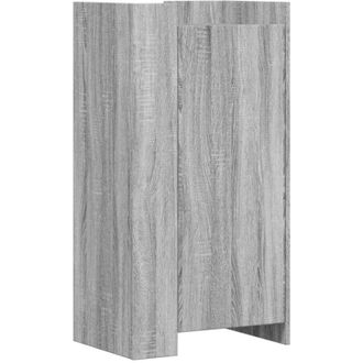 vidaXL Vidaxl - Shoe Cabinet Grey Sonoma 52x37.5x100 cm Engineered Wood
