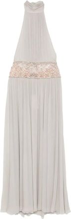 Retrofête Abito Kreeli con decorazione - Grigio