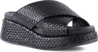 Seychelles Key West Platform Wedge Sandal in Black at Nordstrom, Size 8.5