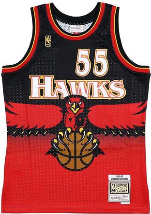 Mitchell & Ness x NBA Atlanta Hawks Swingman Jersey 1996-97 Dikembe Mutombo 55 SMJYGS18138-AHASCAR96DMO