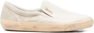 Golden Goose Slip-On Sneakers - Heren - Sneakers - Wit - 43 EU - Leer - Schoenen