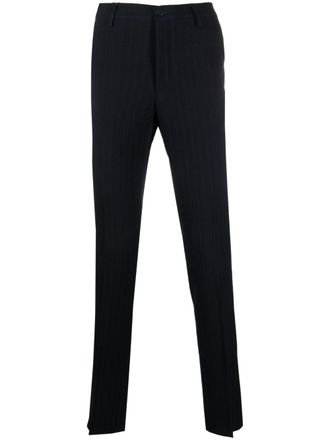 Etro textured-finish tailored trousers - Blue