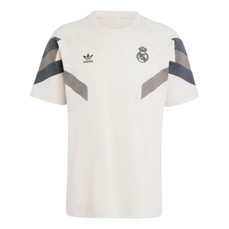 adidas Real Madrid Originals T-shirt Asia Sizing Dark Grey Mauve IM7467