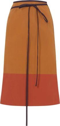 Saint Laurent Kokerrok in Nylon - Dames - Midirokken - Veelkleurig - S - Nylon - Rokken