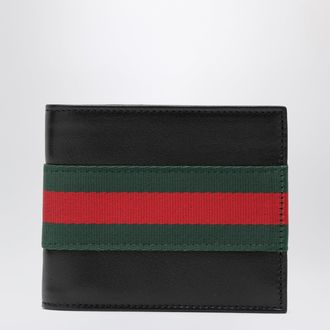 Gucci Web Trademark bi-fold wallet black