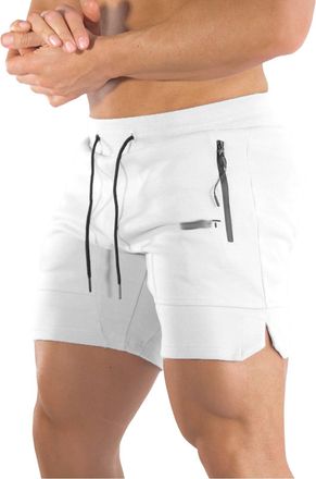 Generic Mens Clothes Sale Clearance Mens Gym Shorts with Zip Pockets Casual Quick-Dry Regular Plain Lightweight Sports Shorts Drawstring Straight Easy Care Pa