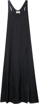 Zadig&Voltaire Kleedjes, Dames, Zwart, XS, Satijn, Rarys Satin Dress