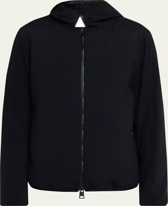 Moncler Mens Nylon Hooded Jacket