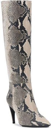 Vince Camuto Brigitte Pointed Toe Knee High Boot in Ivory Multi at Nordstrom Rack, Size 5 Wide Calf