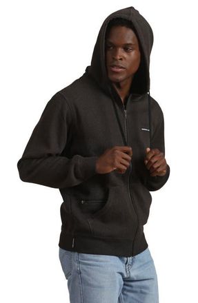 Members Only Brooklyn Zip-Up Hoodie in Charcoal at Nordstrom, Size Xx-Large