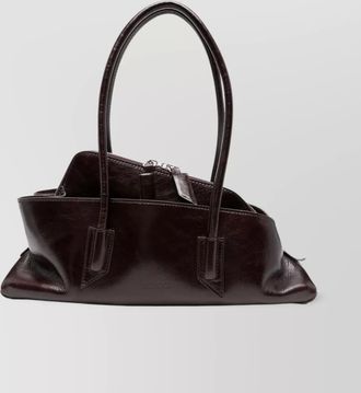 The Attico structured double handle bag
