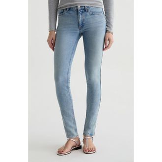 AG - Adriano Goldschmied Quinn Low Rise Cigarette Jeans in Angelic at Nordstrom, Size 29