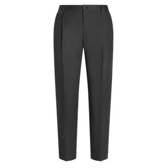 Dolce & Gabbana Suit Trousers, male, Gray, XL, Stylish Trousers for Men
