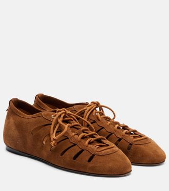 Isabel Marant Leyza perforated suede sneakers
